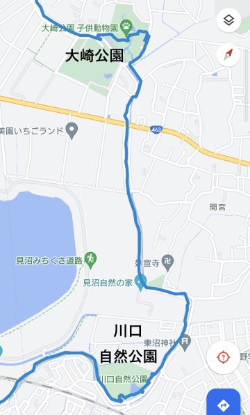 大崎公園to川口自然公園