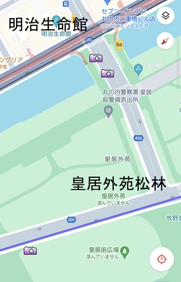 明治生命館to皇居外苑松林