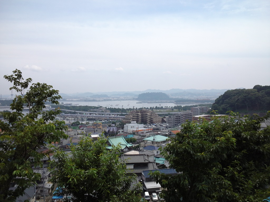 小柴自然公園南側の眺望