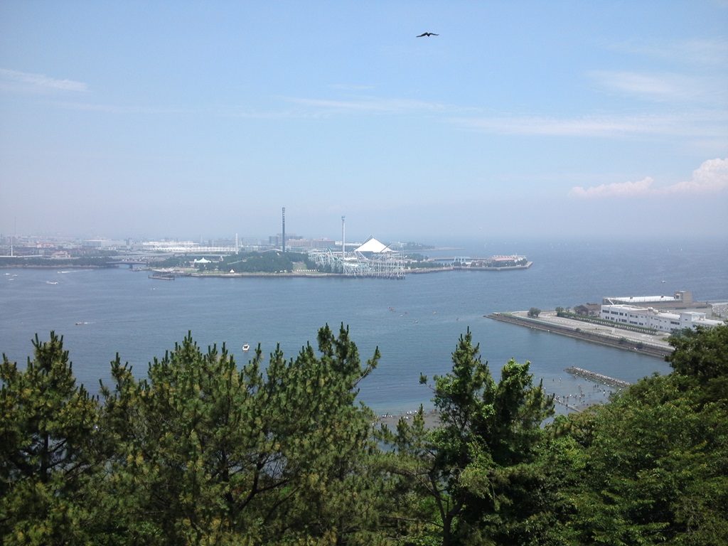 野島公園展望台からの眺め