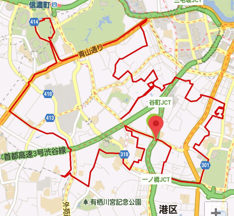 赤坂から六本木