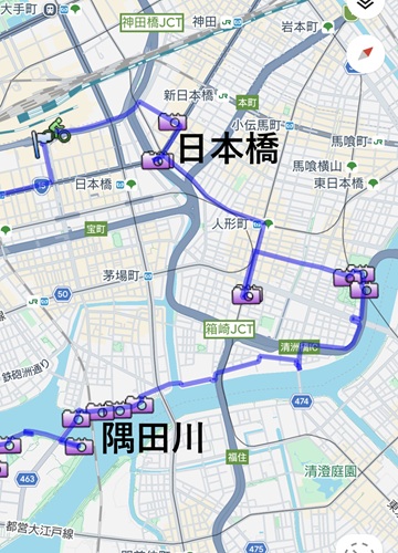 日本橋to隅田川