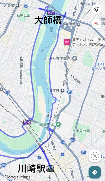 大師橋to川崎駅
